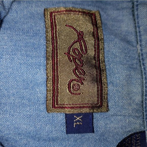 Roper Heavy Long Sleeve Button Down Men's Shirt - Picture 7 of 8